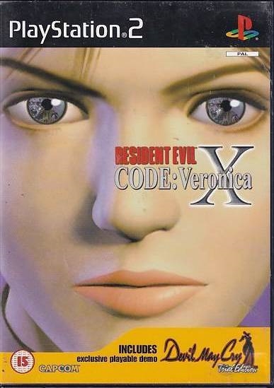 Resident Evil Code Veroinca X - Including Devil May Cry demo - PS2 (Genbrug)